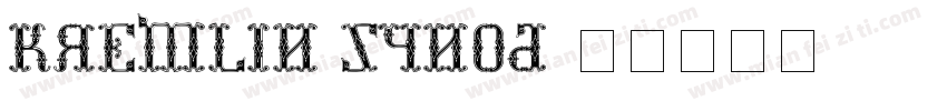 KREmlin synod字体转换